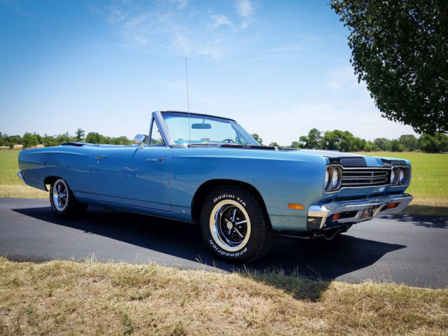 1969 Plymouth Road Runner 440 4 speed heavy sway bars Vintage ac power steer - photo 4