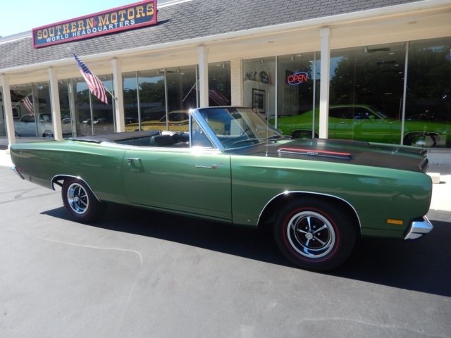 1969 Plymouth Road Runner Convertible 1 of 769 matching numbers 4 speed car 1969 Plymouth Road Runner