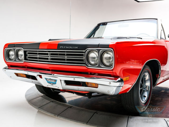 1969 Plymouth Road Runner Convertible Numbers Matching Rotisserie Restored 383 V 1969 Plymouth Road Runner Convertible Numbers Matching Rotisserie Restored