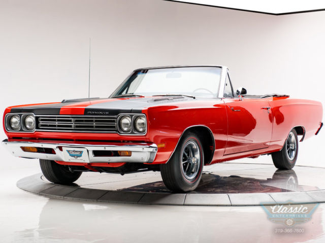1969 Plymouth Road Runner Convertible Numbers Matching Rotisserie Restored - photo 3