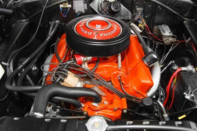 1969 Plymouth Road Runner Triple Black 4-Speed - photo 8