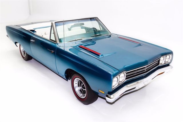 1969 Plymouth Road Runner B7 Blue Convertible, 383 - photo 3