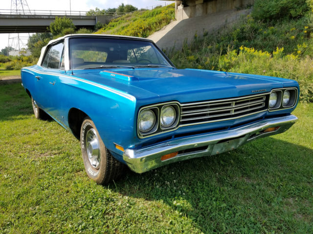 1969 Plymouth Roadrunner Convertible 383ci RARE Car 1969 Plymouth Road Runner