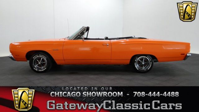 1969 Plymouth Satellite 23178 Miles Orange Convertible 383 CID V8 Automatic 1969 Plymouth Satellite