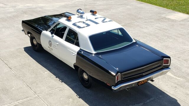 1969 Plymouth satellite Adam 12 Police tribute cop car 1969 Plymouth Satellite Police