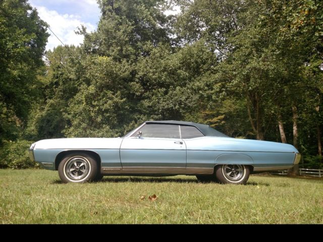 1969 Pontac Bonnevlle Convertible*428-4V-V8*Factory A/C*Low miles*Show Quality! 1969 Pontiac Bonneville Blue