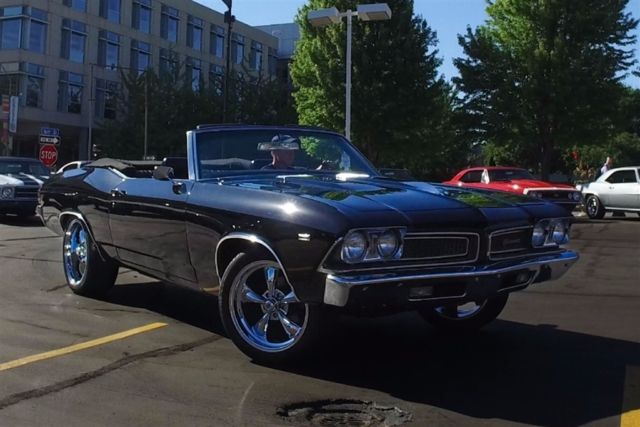 1969 Pontiac Other VERY RARE, Convertible Triple Black Buckets Consol