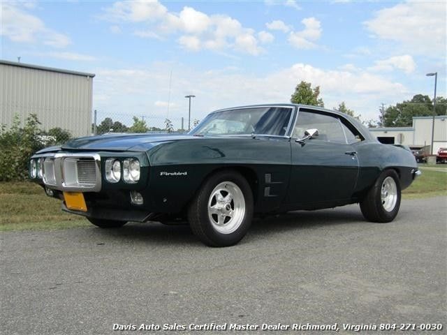 1969 PONTIAC FIREBIRD 1 Green Coupe Automatic 1969 Pontiac Firebird --