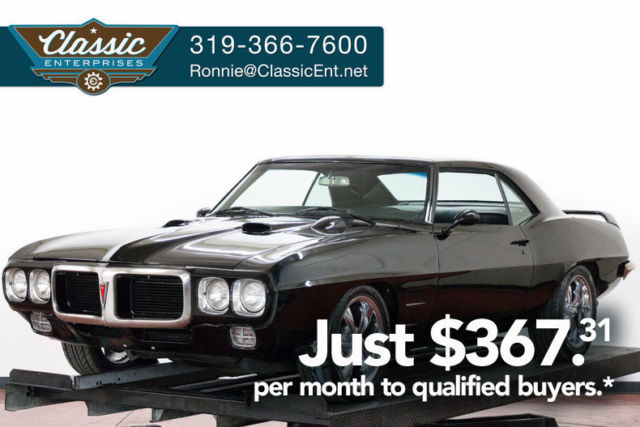 1969 Pontiac Firebird 400 V8 Resto Mod 400 V8 4 Speed Manual Coupe Black 1969 Pontiac Firebird 400 V8 Resto Mod