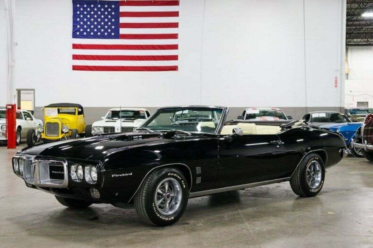 1969 Pontiac Firebird 77532 Miles BLACK 400ci V8 4-Speed Manual 1969 Pontiac Firebird