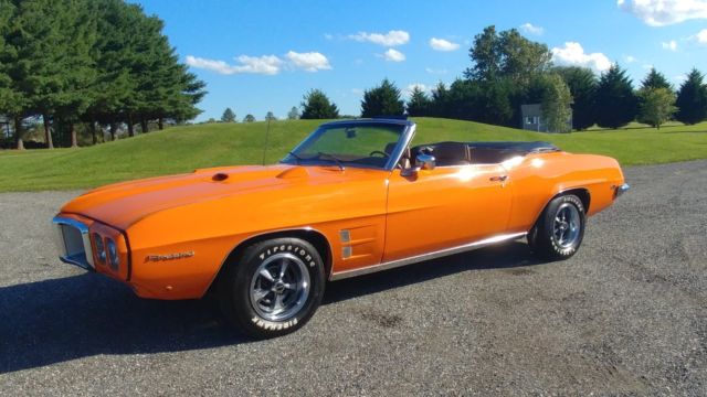 1969 Pontiac Firebird Convertible 350HO Beautiful Car with Original Documents 1969 Pontiac Firebird