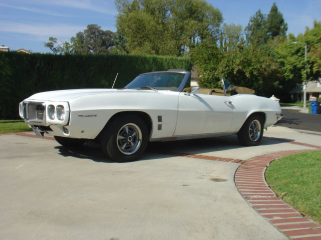 1969 Pontiac Firebird Convertible 4 speed 1967 1968 1970 1969 Pontiac Firebird Firebird