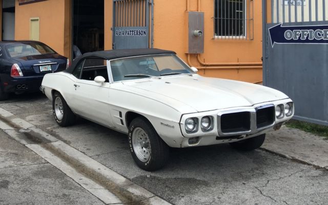 1969 Pontiac Firebird Convertible 4-speed Manual - Original Owner 1969 Pontiac Firebird