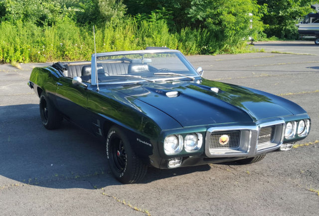 1969 Pontiac Firebird Convertible 400 4 speed Deluxe Interior 1969 Pontiac Firebird