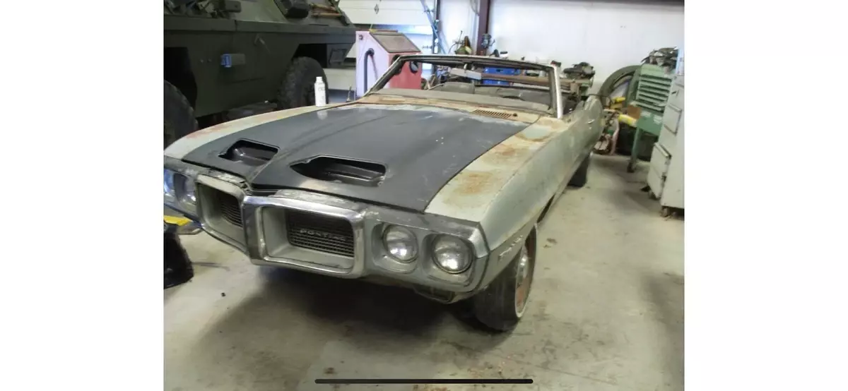 1969 Pontiac Firebird Convertible Green 1969 Pontiac Firebird