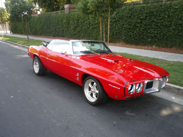 1969 PONTIAC FIREBIRD CONVERTIBLE PRO TOURING REST MOD TYPE CAR NOT CAMARO 1969 Pontiac Firebird CONVERTIBLE