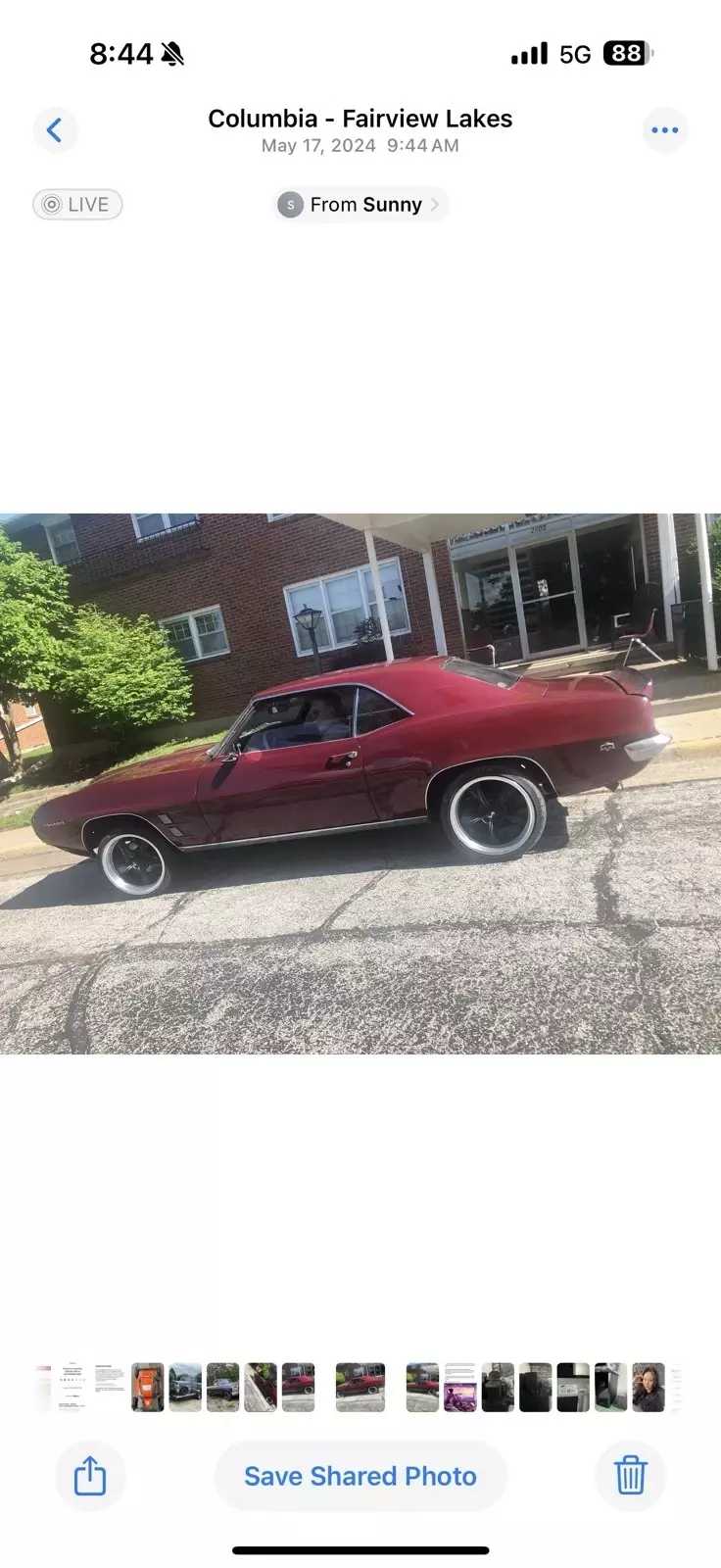1969 Pontiac Firebird Red 1969 Pontiac Firebird
