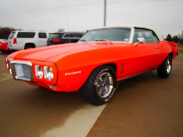 1969 Pontiac Firebire Red 350 V8 Good ruining car! Must See! Convertible 1969 Pontiac Firebird 350