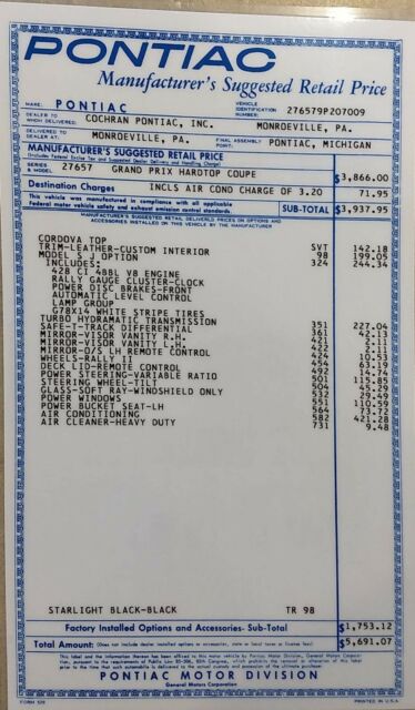 1969 Pontiac Grand Prix SJ - photo 11