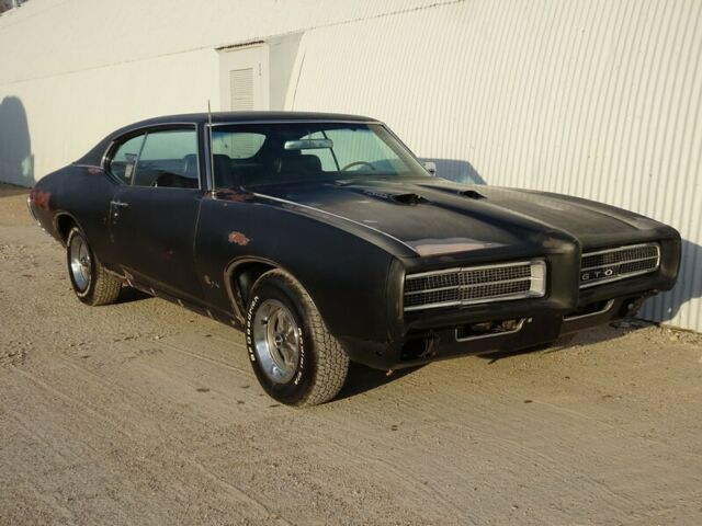 1969 PONTIAC GTO 2DRHT. SURVIVOR. TRIPLE BLACK. 4 SPEED. RAM AIR . # MATCH 1969 Pontiac GTO 2DRHT