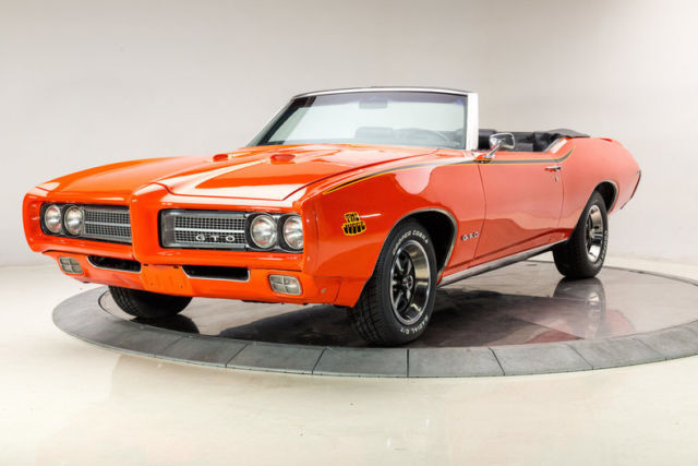 1969 Pontiac GTO 400 V8 3 Speed Automatic Convertible Carousel Red 1969 Pontiac GTO --