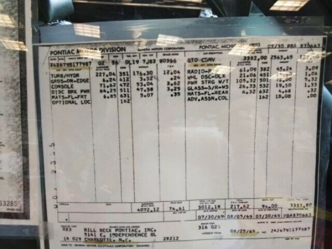 1969 Pontiac GTO - photo 11