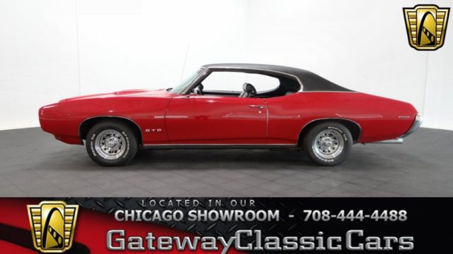 1969 Pontiac GTO 66516 Miles Matador Red Coupe 455 CID V8 4-Speed Manual 1969 Pontiac GTO