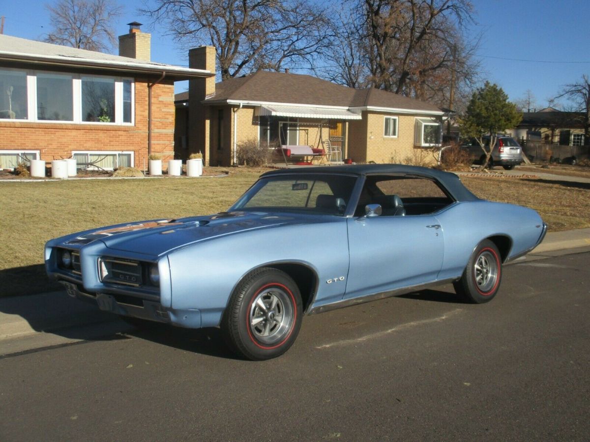 1969 pontiac gto convertible 400-350 hp #,s match Auto. p/disc, PHS doc. 1969 Pontiac GTO