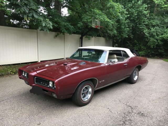 1969 PONTIAC GTO CONVERTIBLE 400 4 SPEED BARN FIND NICE UNMOLESTED CAR 1969 Pontiac GTO
