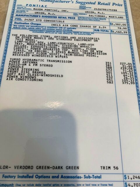 1969 Pontiac GTO - photo 6