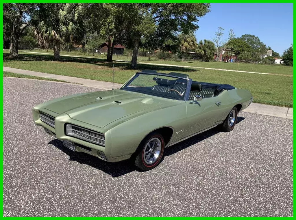 1969 Pontiac GTO Convertible PHS Documented 4-Speed Correct Code 59 Limelight 1969 Pontiac GTO Call Doug 727-252-9149 or Pete 727-686-7932