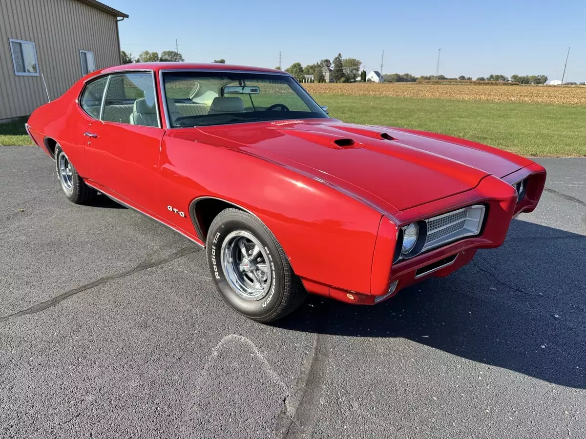 1969 Pontiac GTO Coupe Red 1969 Pontiac GTO