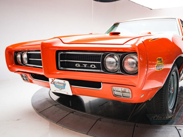 1969 Pontiac GTO Judge 400 Ram Air III V8 3 Speed Automatic Hardtop Carousel Red 1969 Pontiac GTO Judge