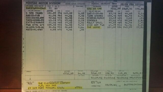 1969 Pontiac GTO Judge - photo 11
