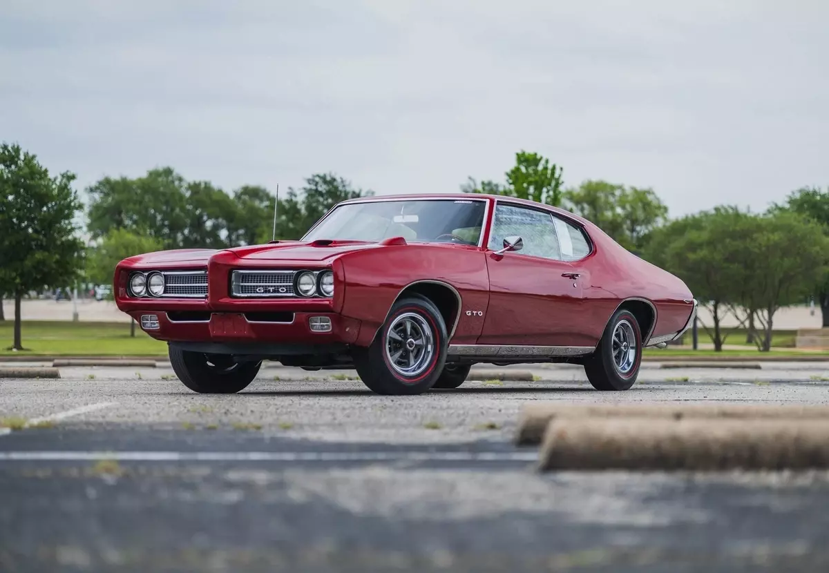 1969 Pontiac GTO RAM AIR IV Restored 15 Miles Matador Red 2D Coupe 1969 Pontiac GTO RAM AIR IV Restored