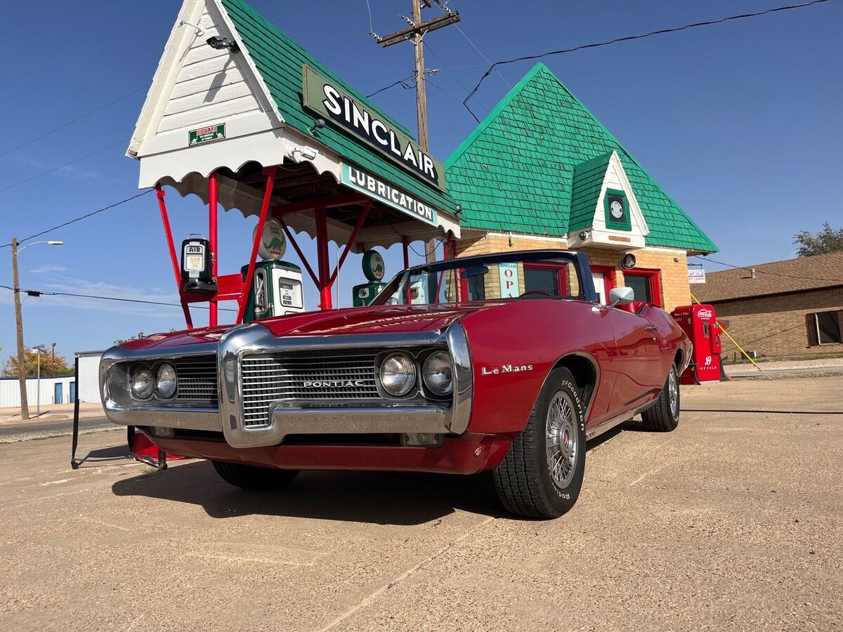 1969 Pontiac Le Mans Red RWD Automatic 1969 Pontiac Le Mans