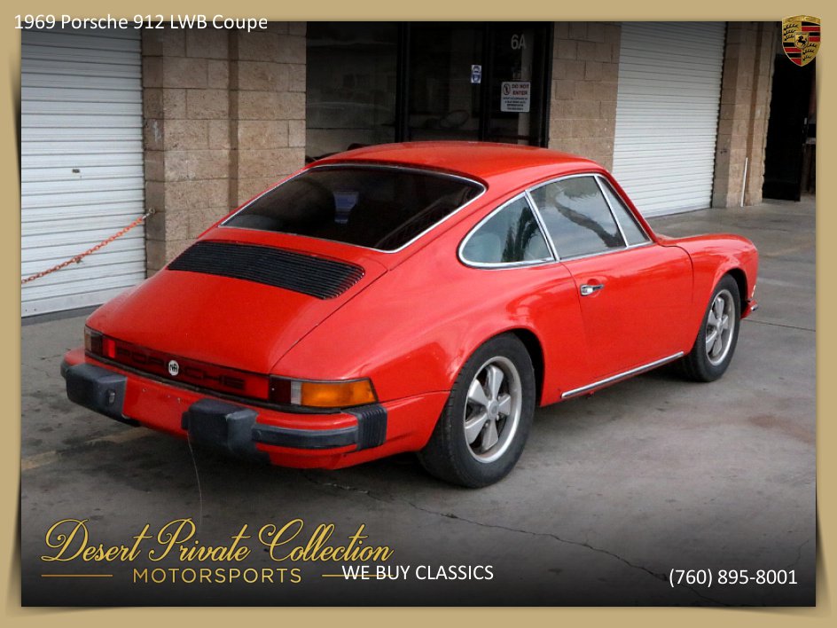 1969 Porsche 912 LWB Coupe - photo 6
