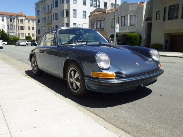 1969 Porsche 912 Sunroof Coupe California Car LWB Original Tangerine Color 5 SPD 1969 Porsche 912 LWB Sunroof Coupe