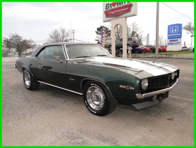 1969 REAL Z-28 DZ302 Used Manual 1969 Chevrolet Camaro REAL Z-28 DZ302