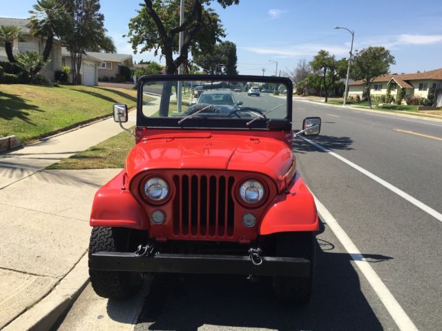 1969 Red Jeep CJ-5/Kaiser M38A1 1969 Jeep CJ