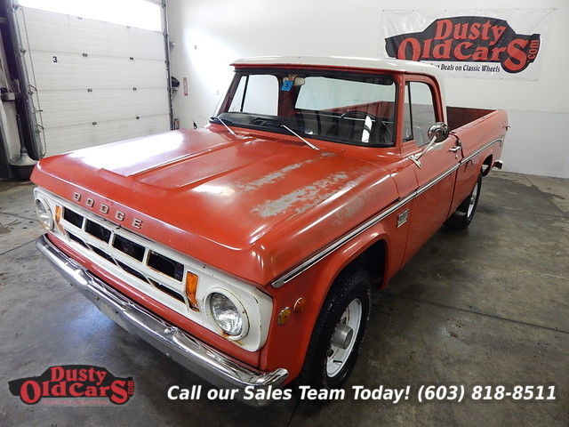 1969 Red Runs Drives Brakes Ready for Work! 1969 Dodge Other Pickups Runs Drives Brakes Ready for Work