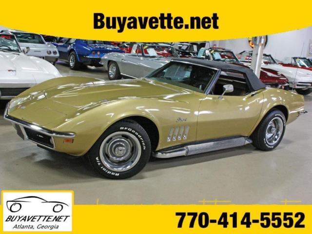 1969 Riverside Gold Corvette Buyavette inc Atlanta 1969 Chevrolet Corvette Convertible