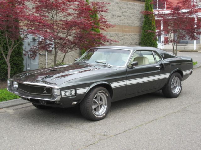 1969 Ford Mustang Shelby GT-350 Fastback Rare Color Black Jade - photo 2