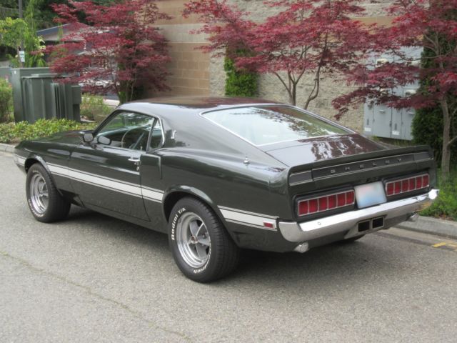 1969 Ford Mustang Shelby GT-350 Fastback Rare Color Black Jade - photo 8