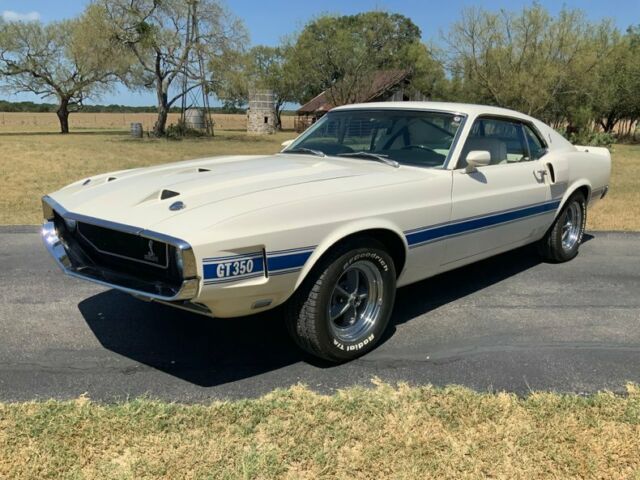 1969 Shelby GT350-H 41732 Miles Wimbledon White Fastback 351 Windsor V8 3 Speed 1969 Shelby GT350-H --