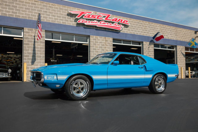 1969 Shelby GT350 Hertz Rent A Racer Factory Grabber Blue Highly Documented 1969 Shelby GT350