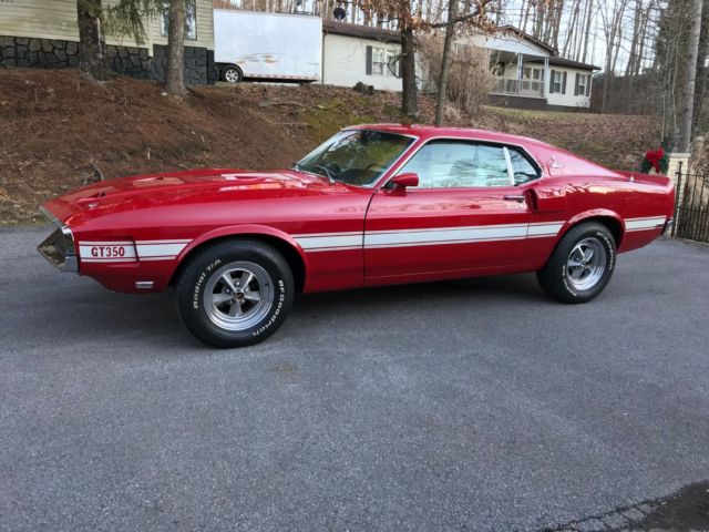 1969 Shelby GT350 Mustang 351 Candy Apple Red AC Beautiful Car Drives Perfect! 1969 Ford Mustang
