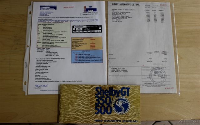 1969 Ford Mustang Shelby GT500 Drag Pack 1 of 5!! 428 Super Cobra Je - photo 12