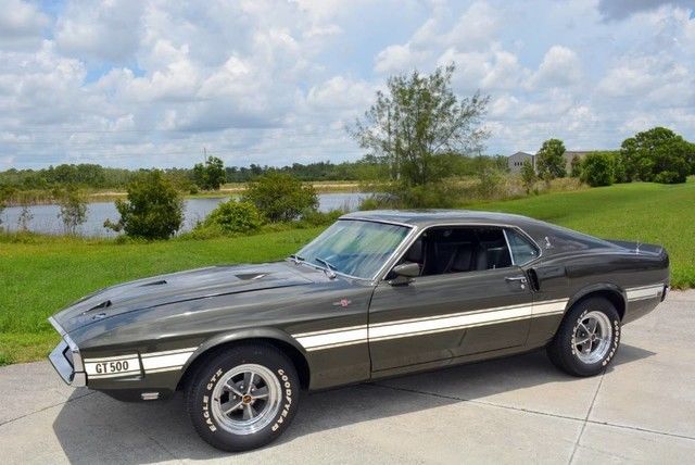 1969 Shelby GT500 Fastback Black Jade Number Matching Marti 52K Org Miles! 1969 Shelby