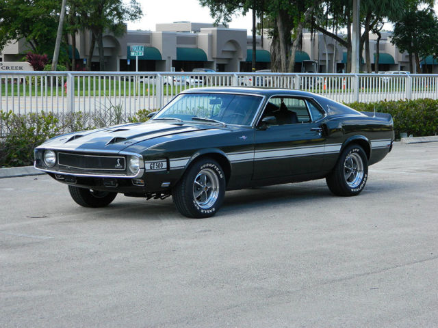 1969 SHELBY GT500 GT-500 BLACK JADE IN THE REGISTRY MARTI REPORT 4 SPEED 3.50 1969 Shelby GT-500 Fastback